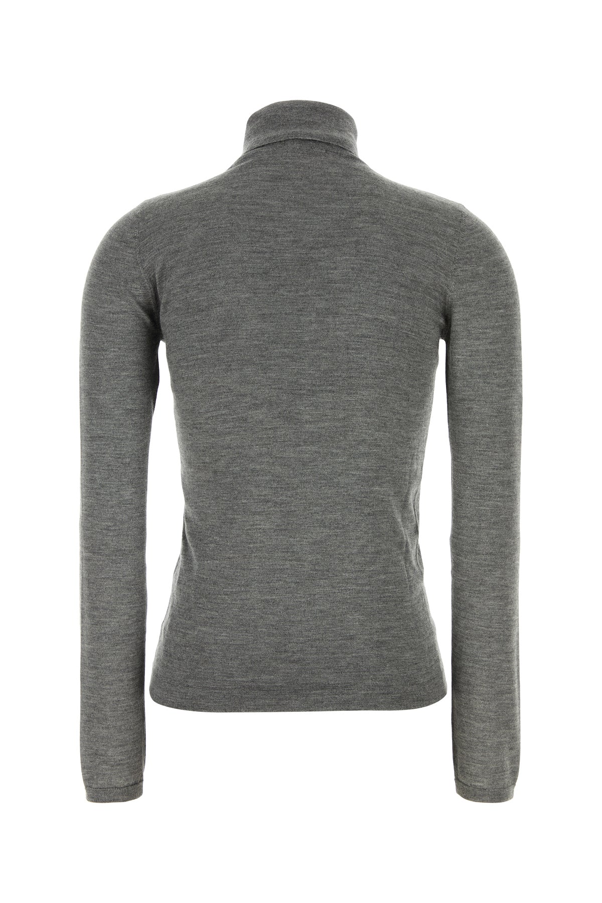 Brunello Cucinelli Maglione in misto cashmere grigio, view 2
