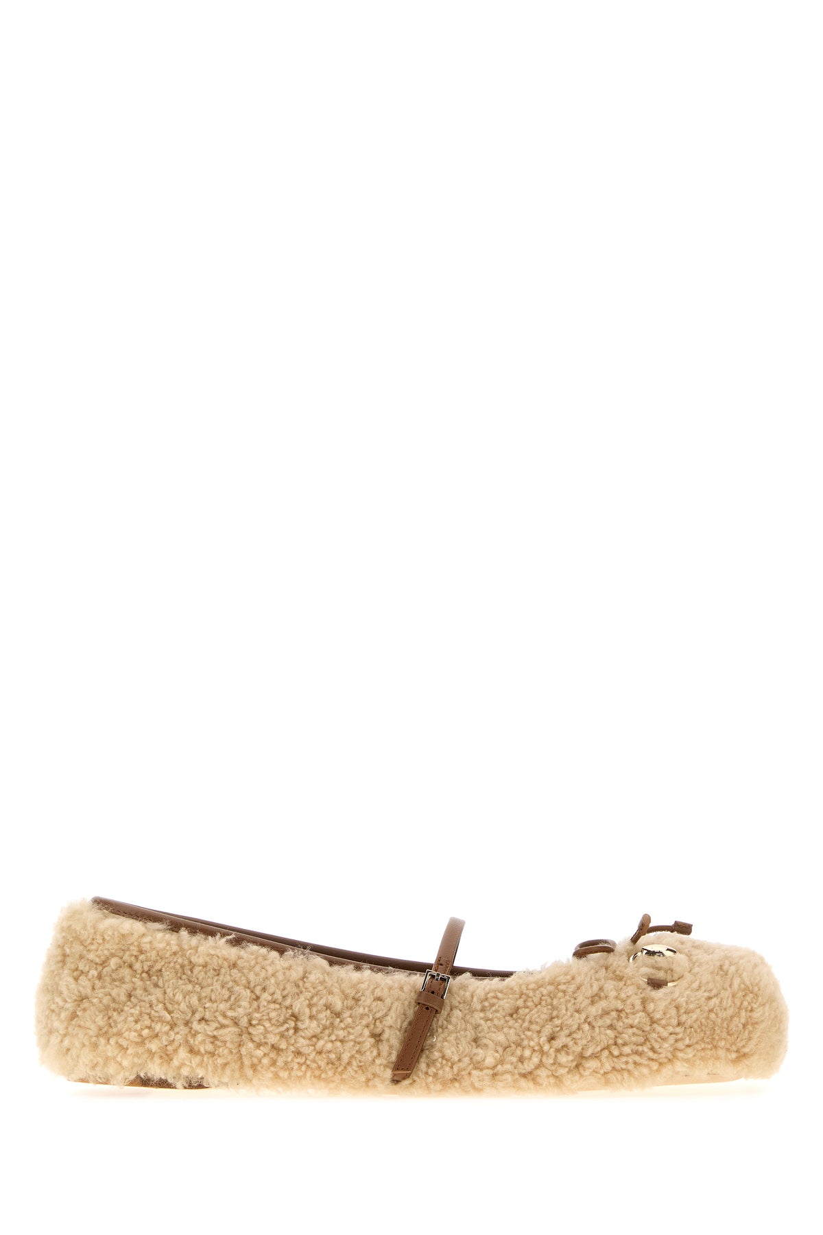 Gucci Ballerine in montone beige