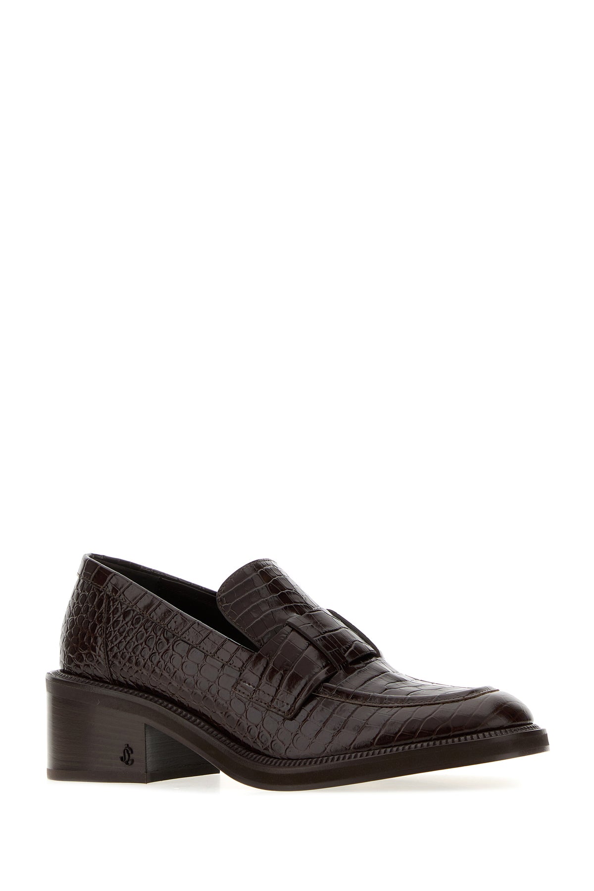 Jimmy Choo Scarpe con tacco Tylor 60 in pelle cioccolato, view 2