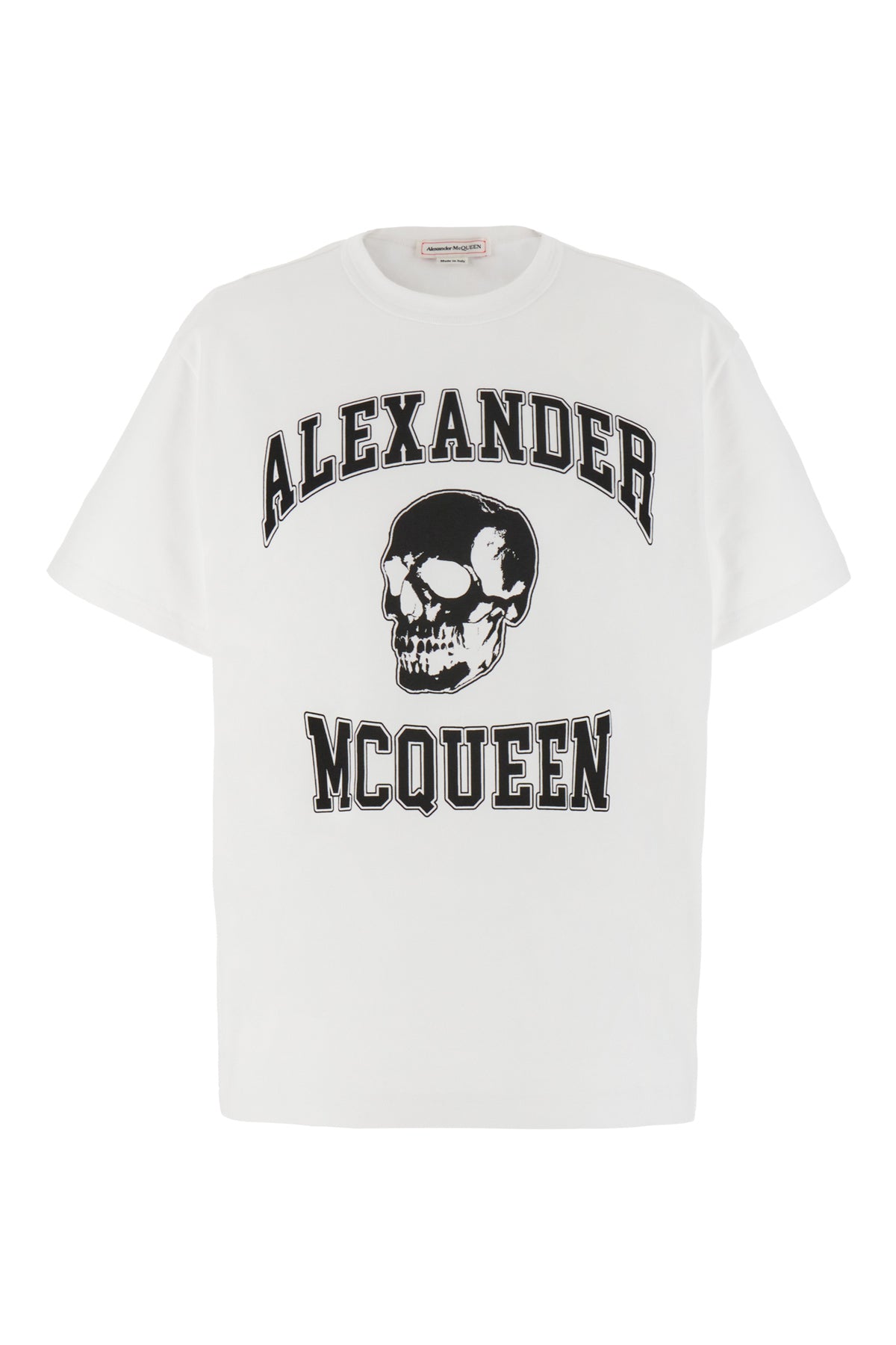 Alexander McQueen T-shirt in cotone bianco