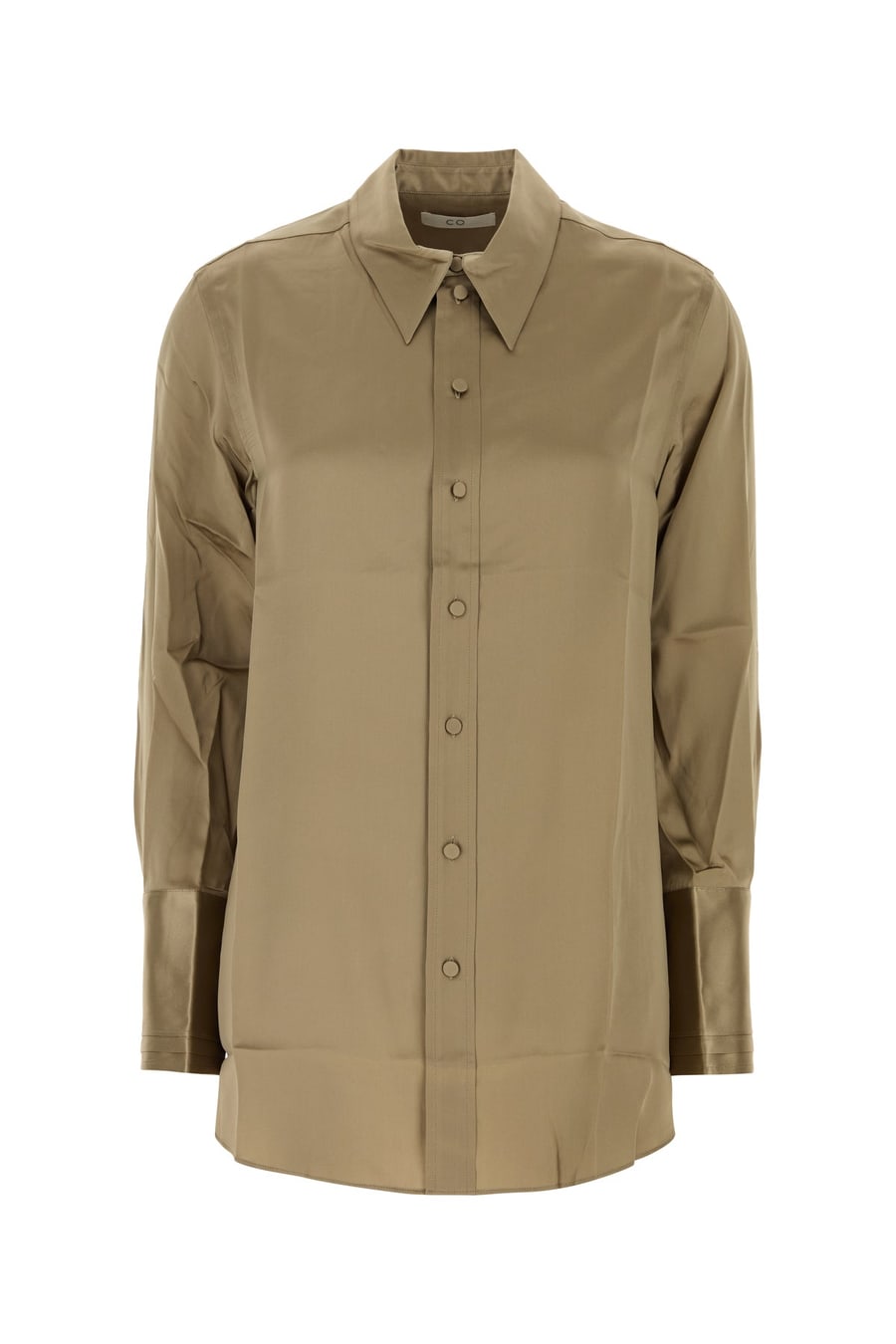 CO Camicia in raso tortora