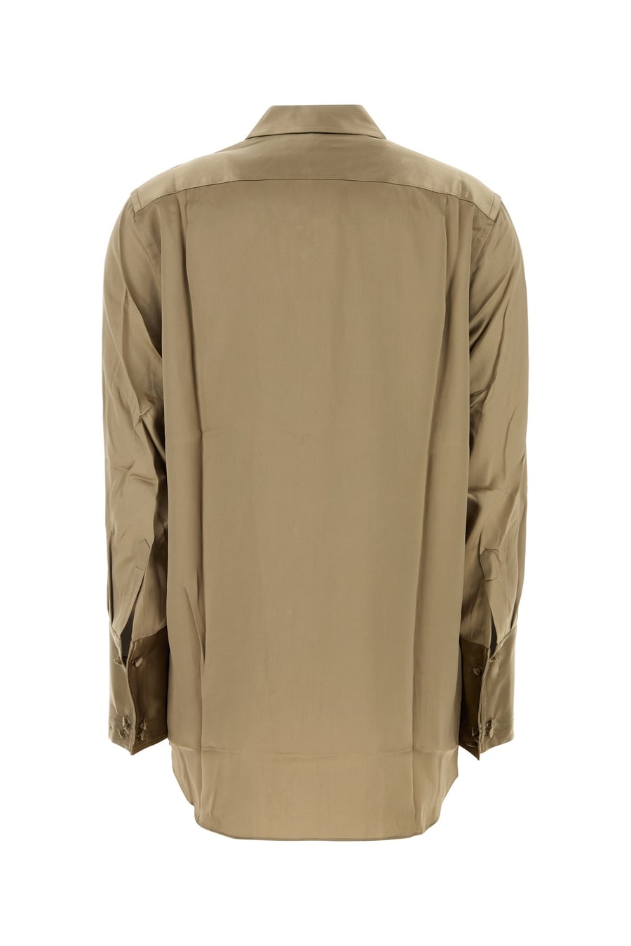 CO Camicia in raso tortora, view 2