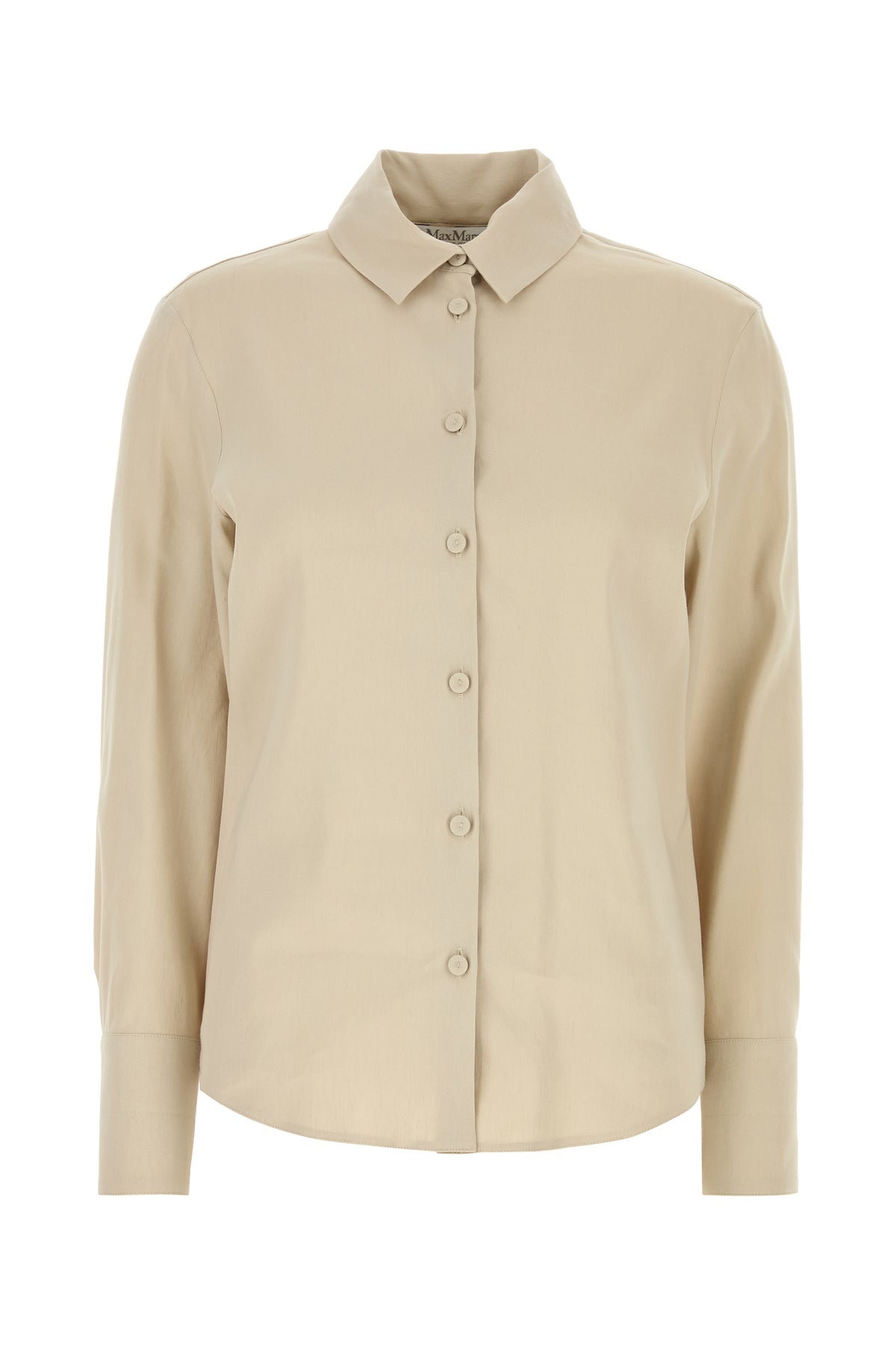 Max Mara Camicia Badesse in isto lino sabbia
