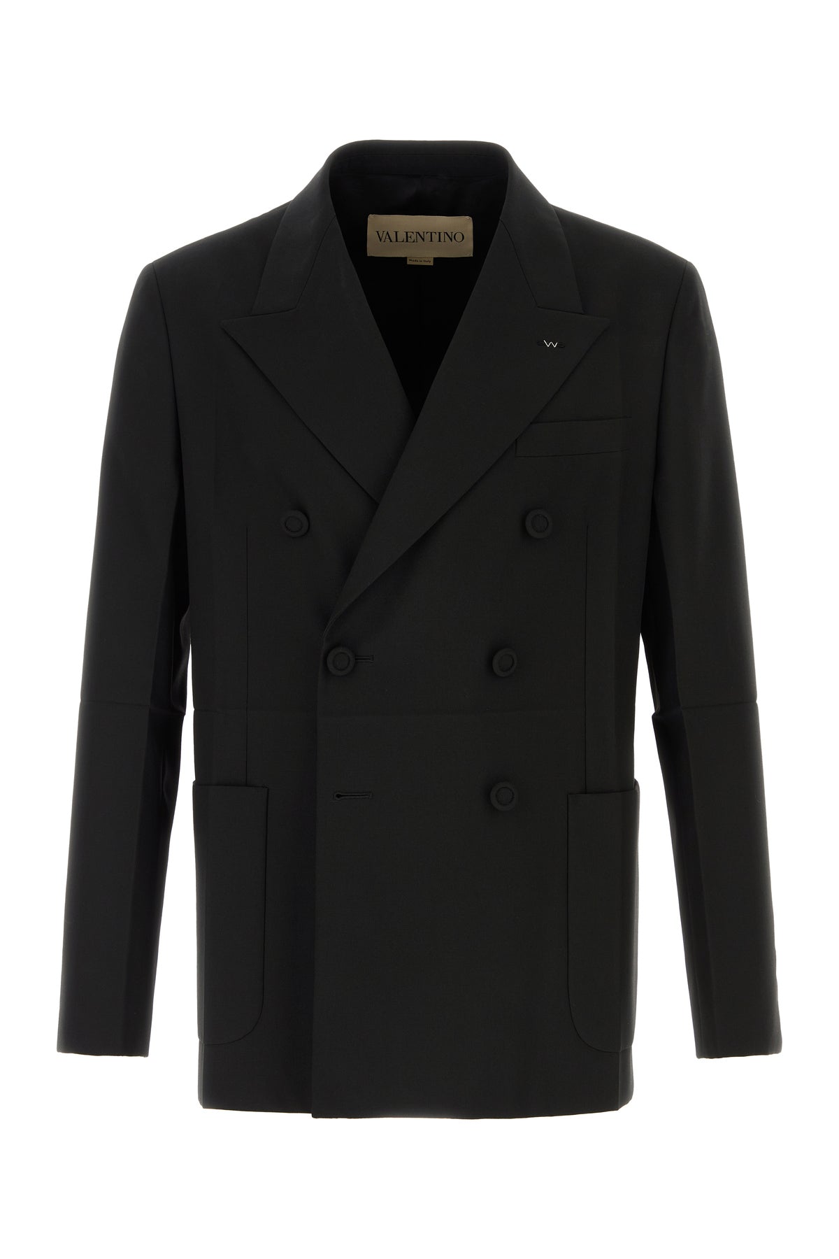 Valentino Garavani Giacca in lana nera