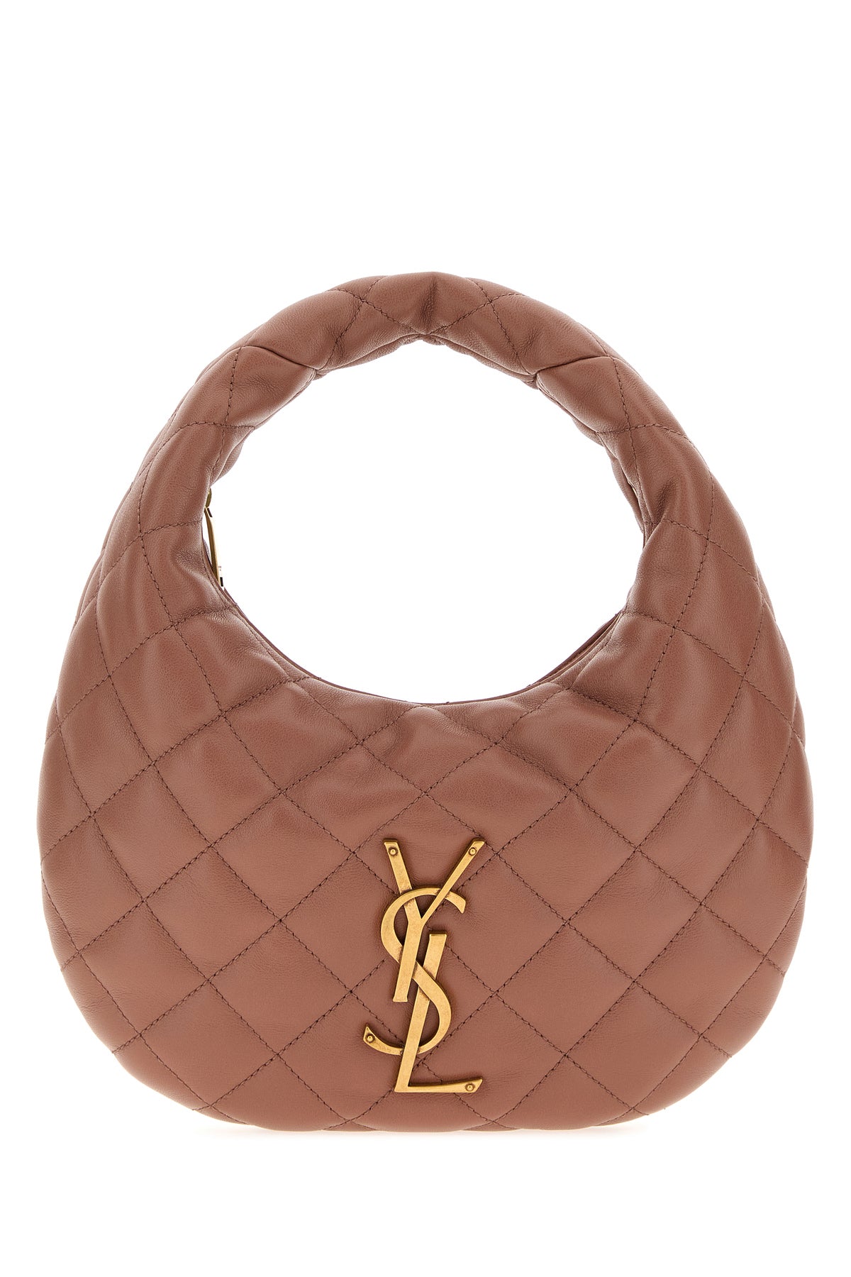 Saint Laurent Borsa a spalla Icarino in nappa rosa antico
