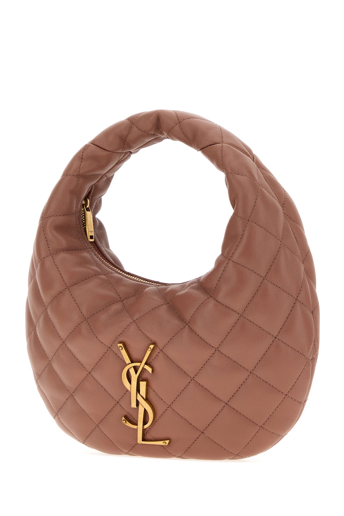 Saint Laurent Borsa a spalla Icarino in nappa rosa antico, view 2