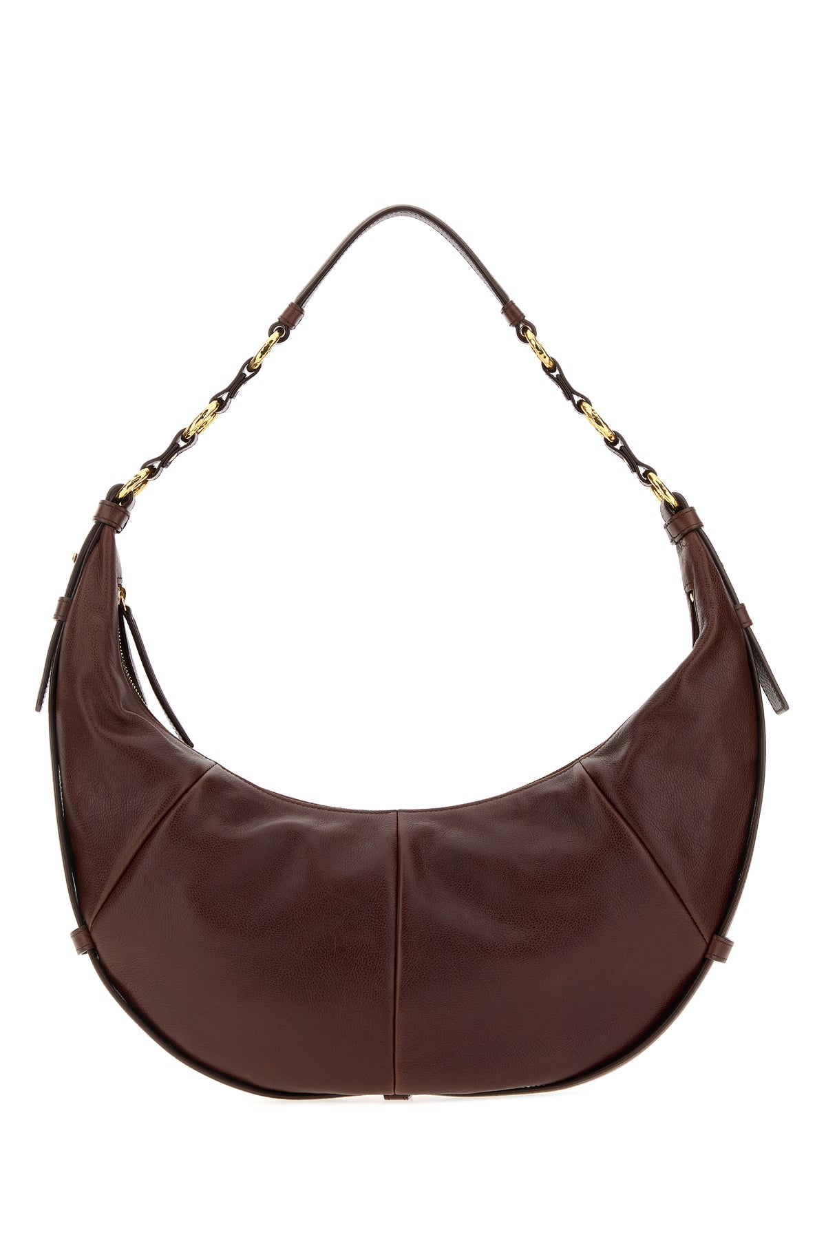 Saint Laurent Borsa shopping Saharienne in pelle marrone