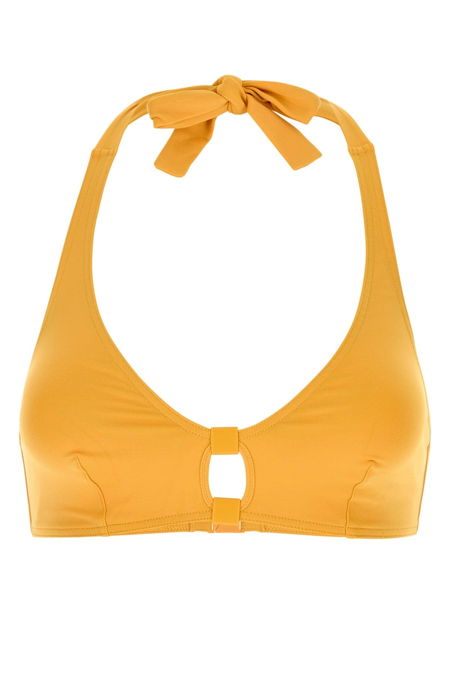 ERES Top bikini Float in nylon stretch giallo