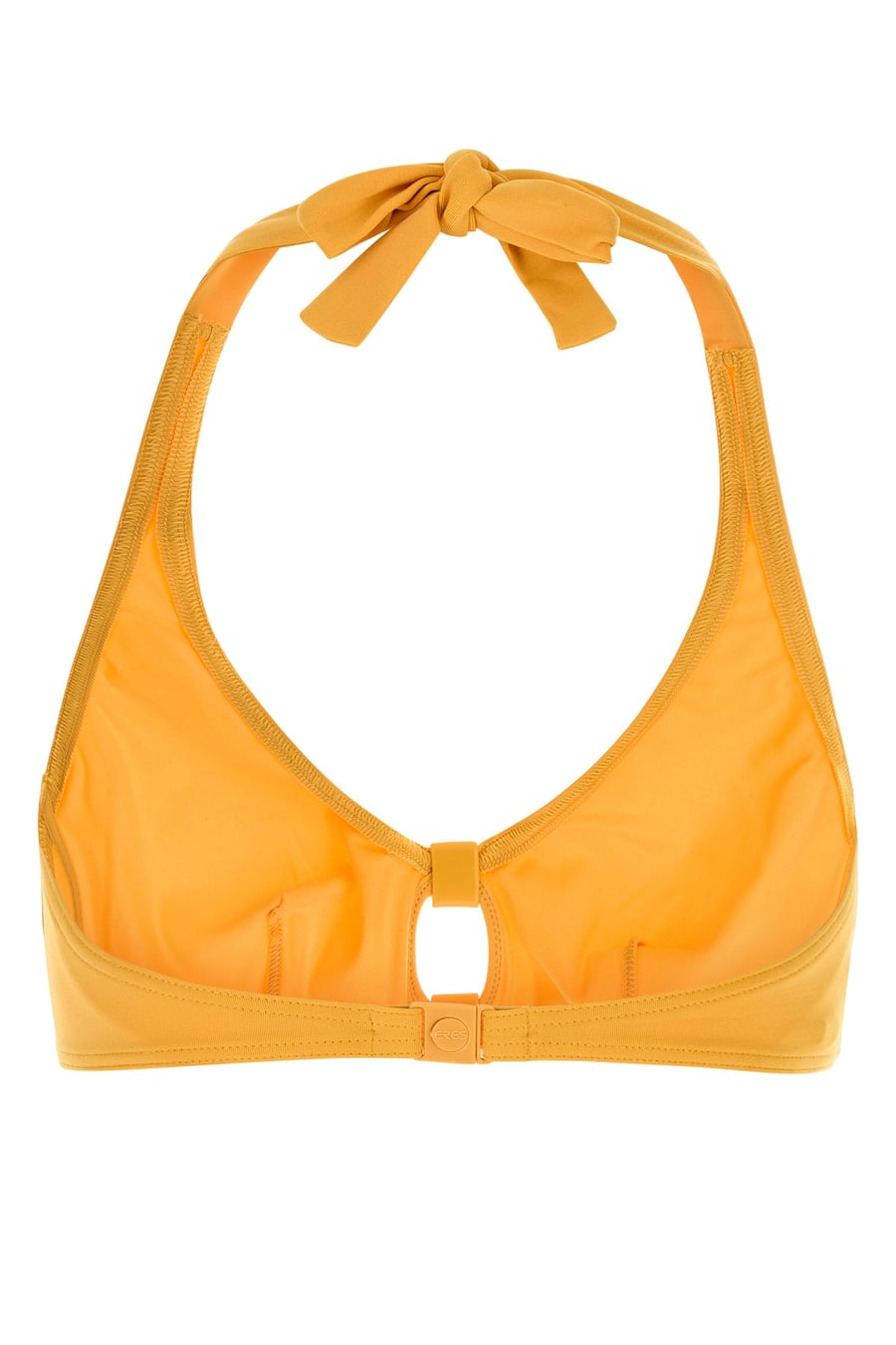 ERES Top bikini Float in nylon stretch giallo, view 2