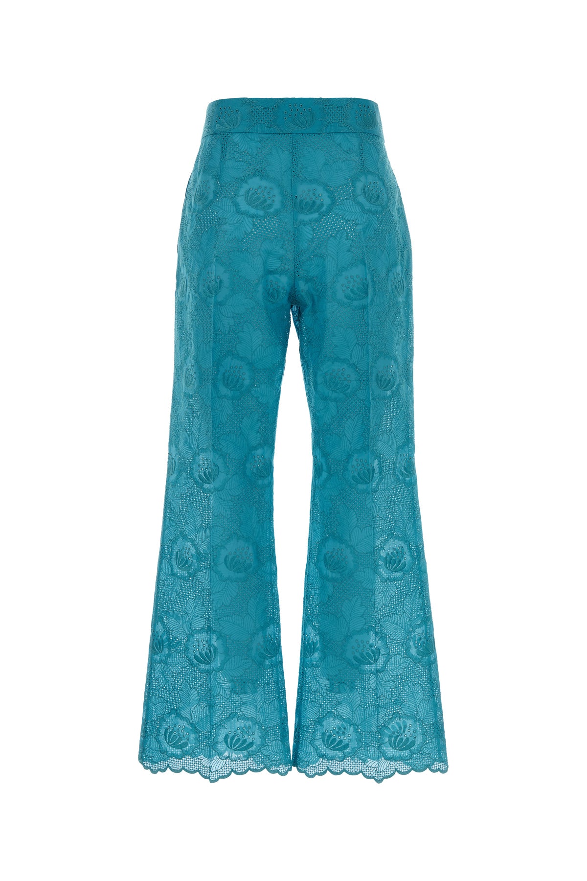 Valentino Garavani Pantalone in pizzo azzurro, view 2