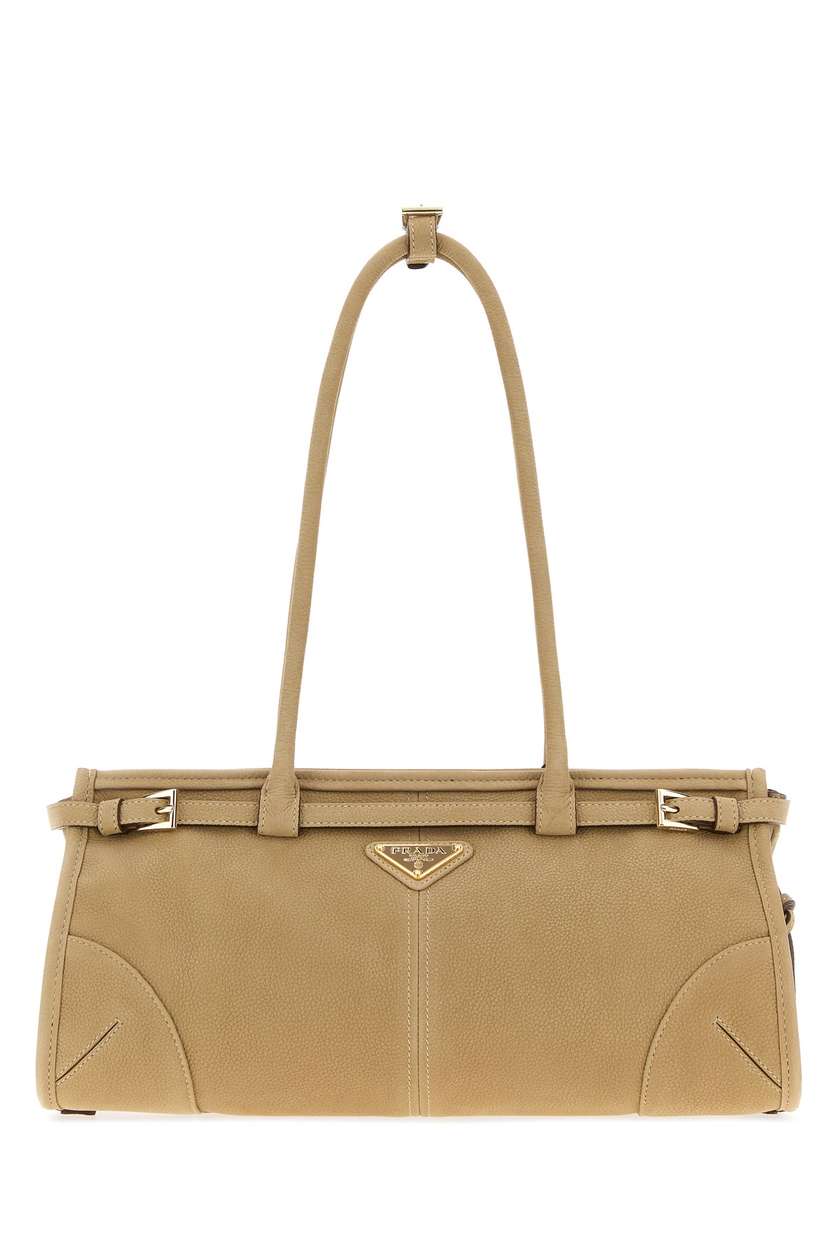 Prada Borsa a spalla Prada Bonnie in nabuk beige
