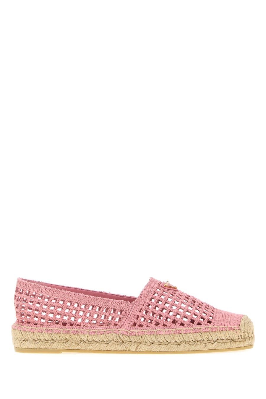 Prada Espadrillas in crochet rosa