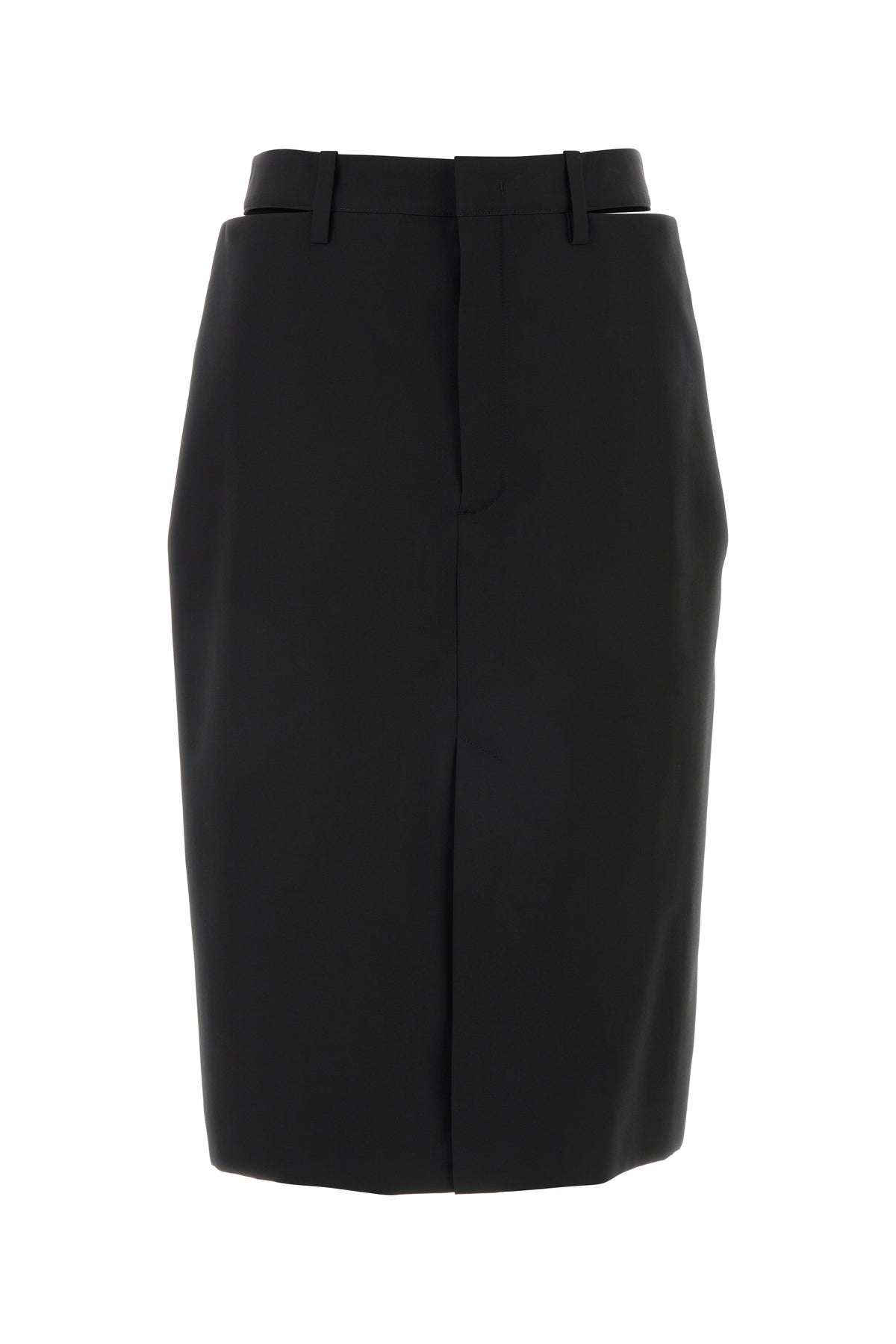 Jil Sander Gonna in lana nera
