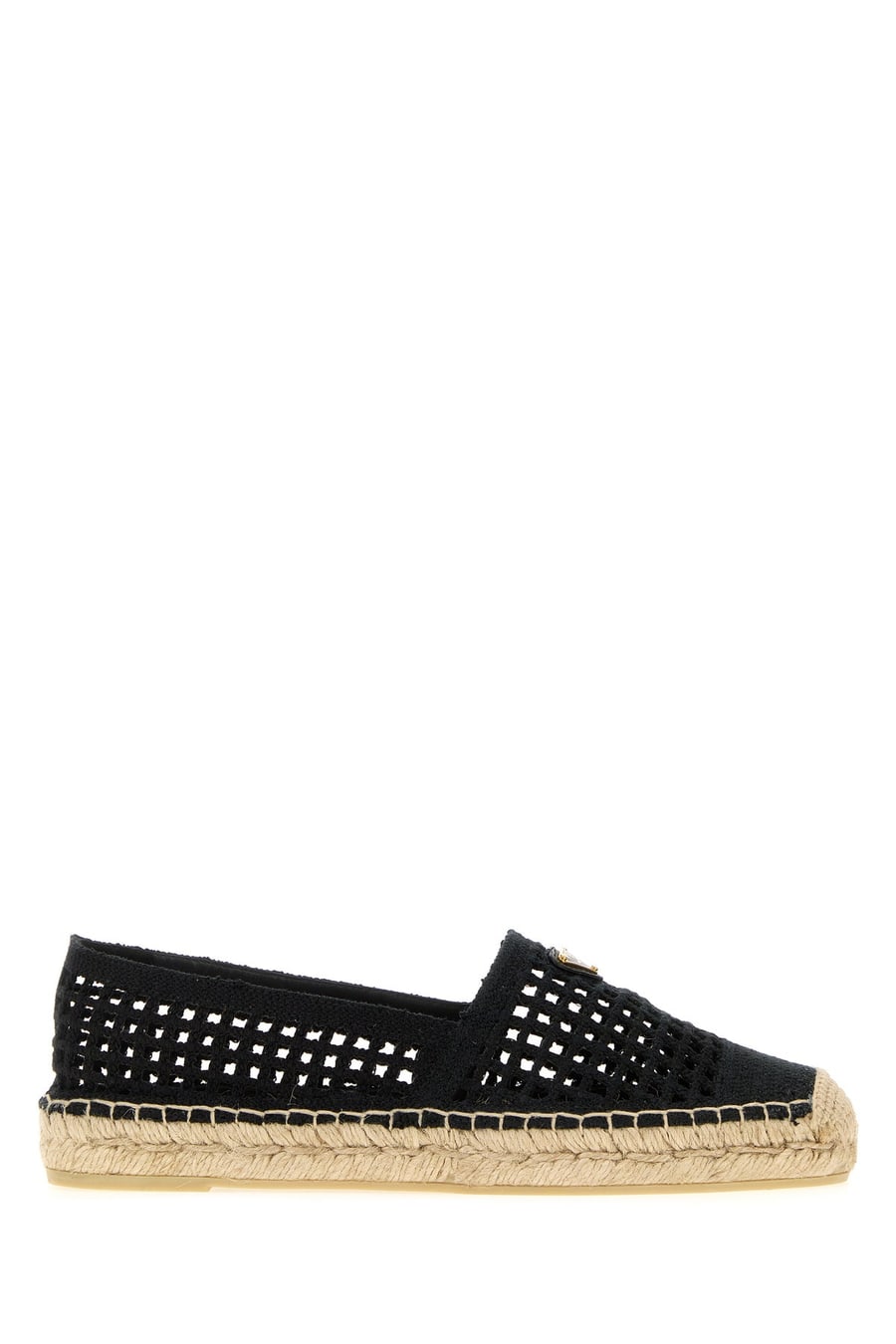 Prada Espadrillas in crochet nero