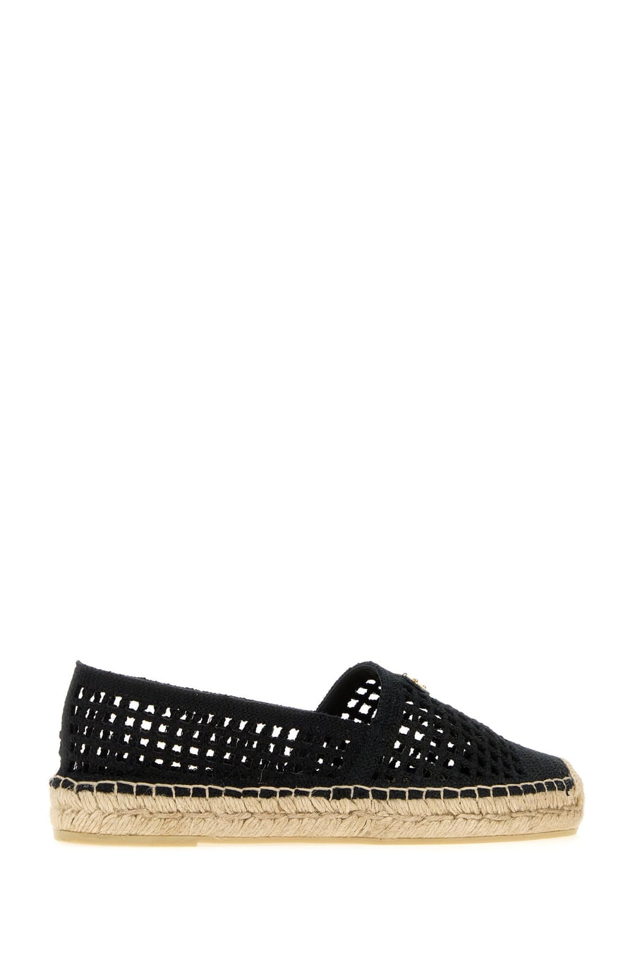 Prada Espadrillas in crochet nero, view 3