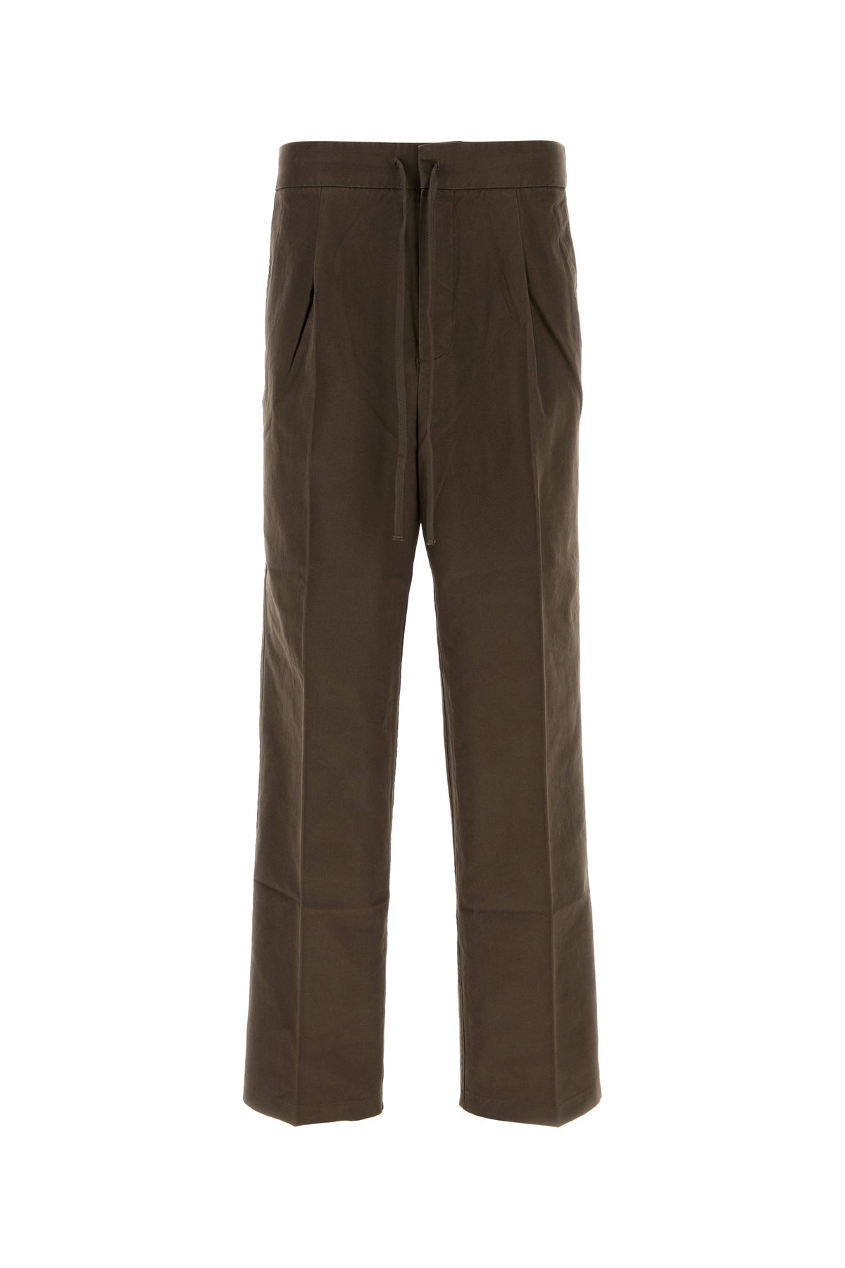Fear of God Essentials Pantalone dalla gamba ampia in cotone cioccolato