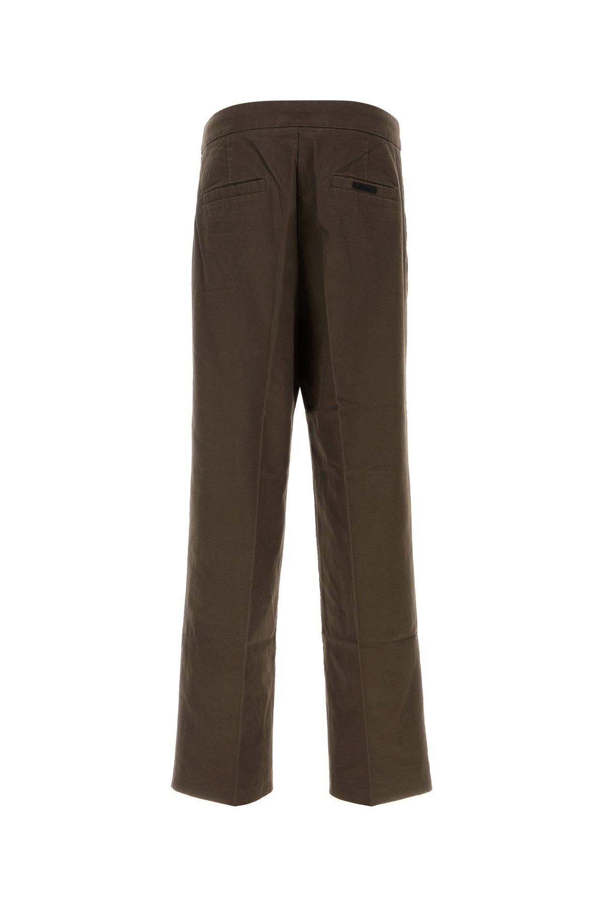 Fear of God Essentials Pantalone dalla gamba ampia in cotone cioccolato, view 2