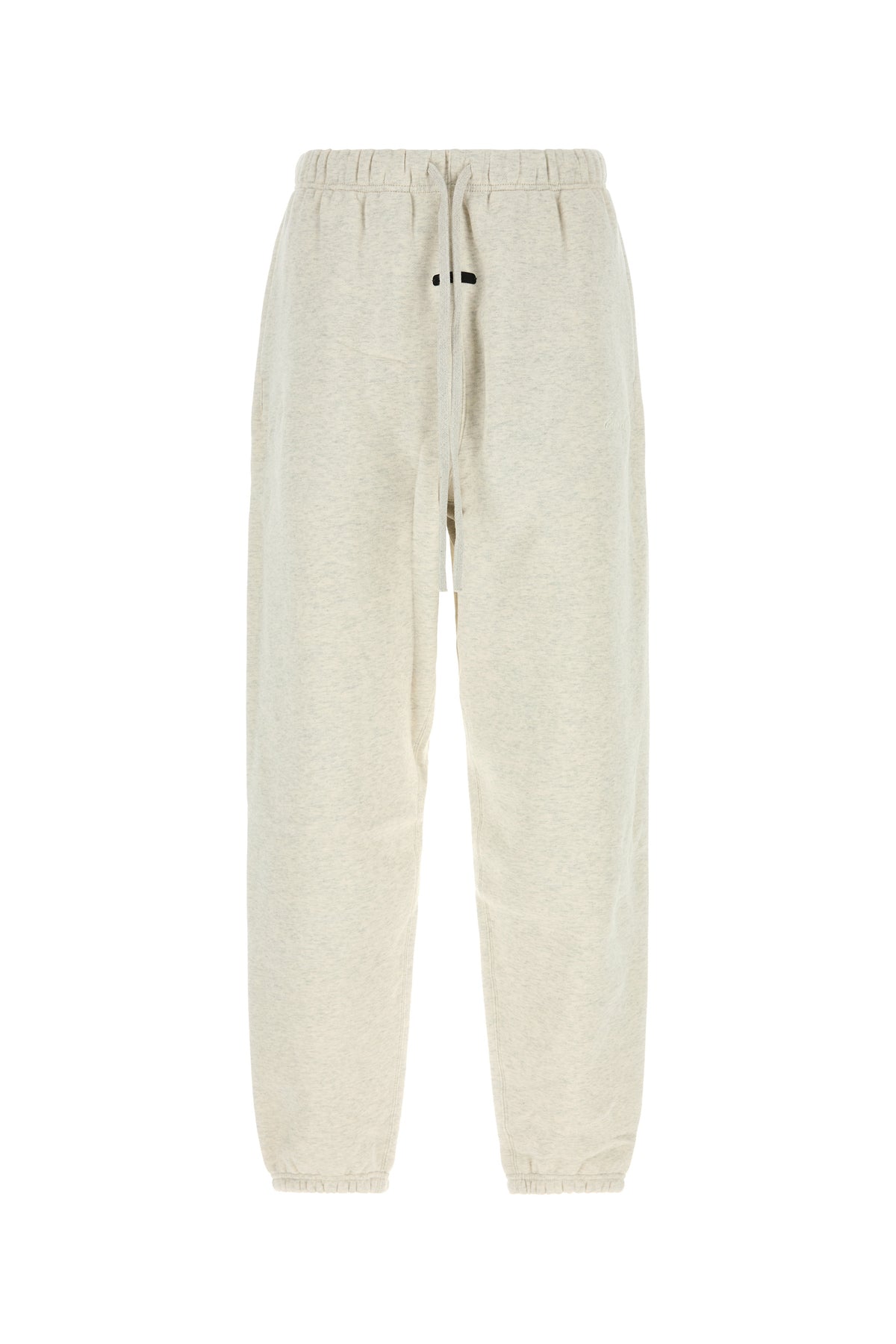 Fear of God Essentials Pantalone jogging in misto cotone grigio chiaro melangé