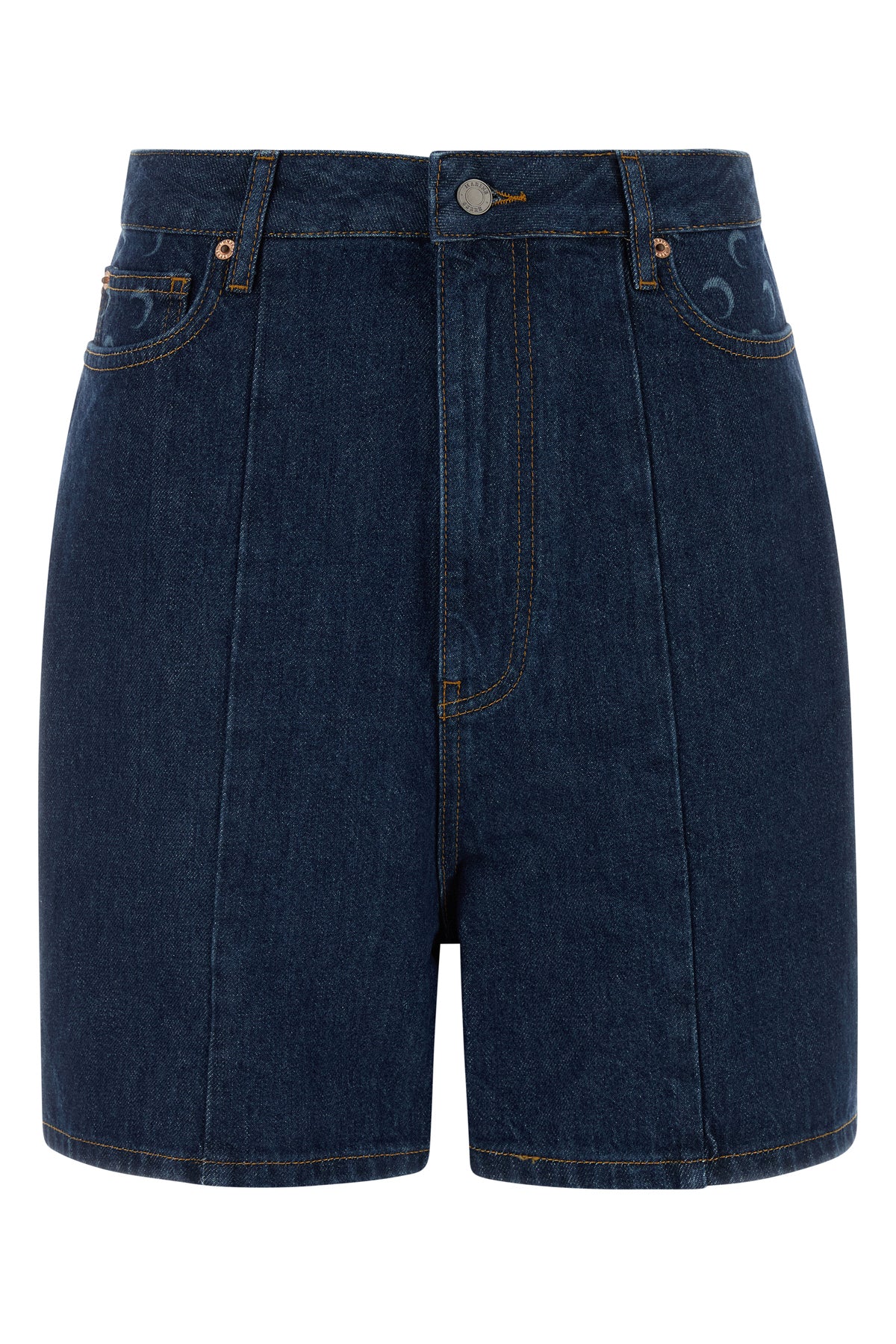 MARINE SERRE Shorts in denim blu