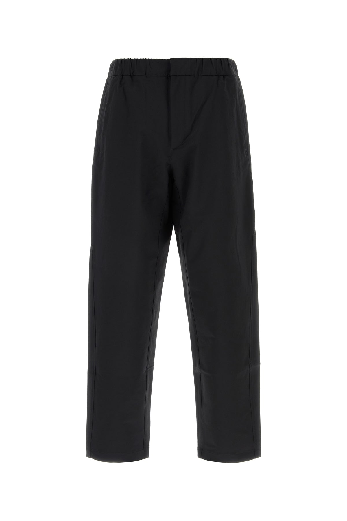 HERNO LAMINAR Pantalone in misto nylon nero