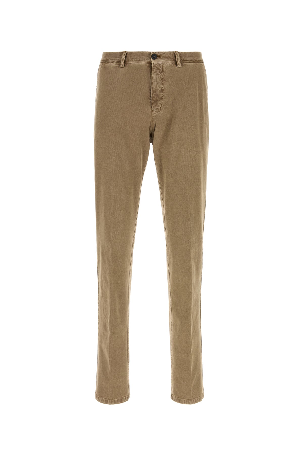 PT Torino Pantalone in cotone stretch cammello