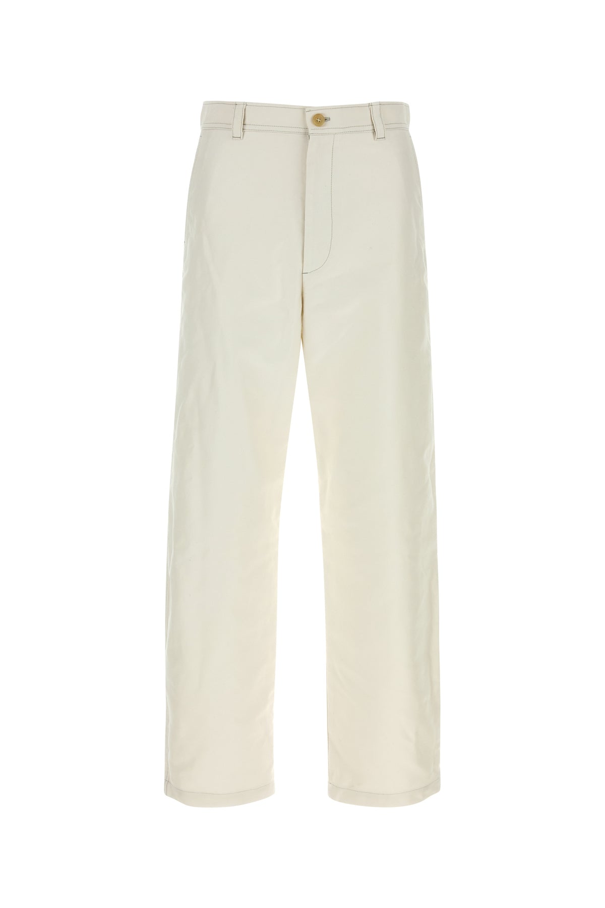 A.P.C. Pantalone in cotone avorio