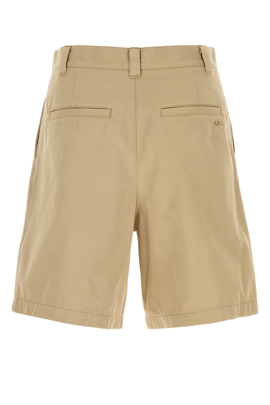 A.P.C. Bermuda in cotone beige, view 2
