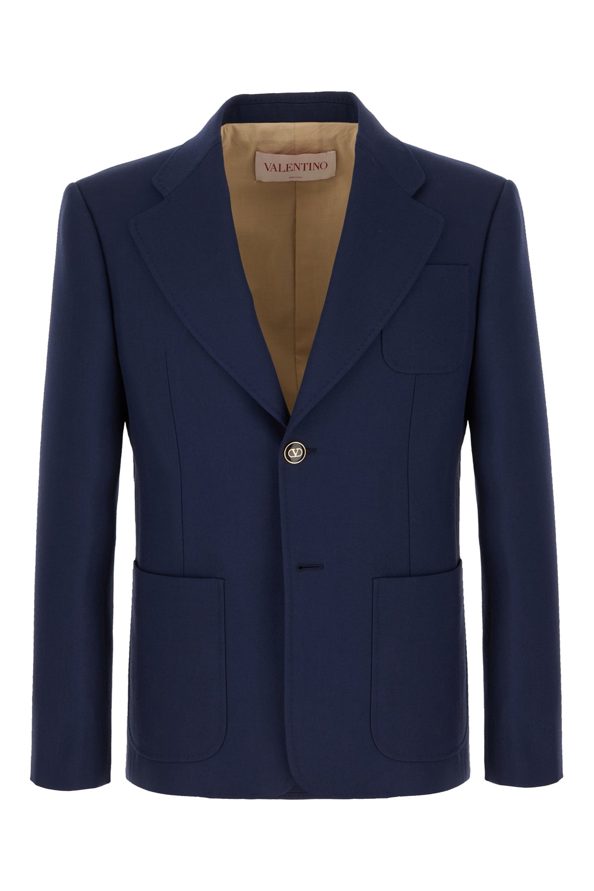 Valentino Garavani Giacca in lana blu navy