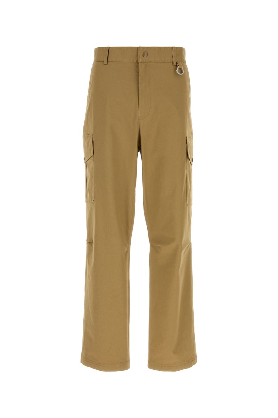 Moncler Pantalone cargo in cotone stretch beige