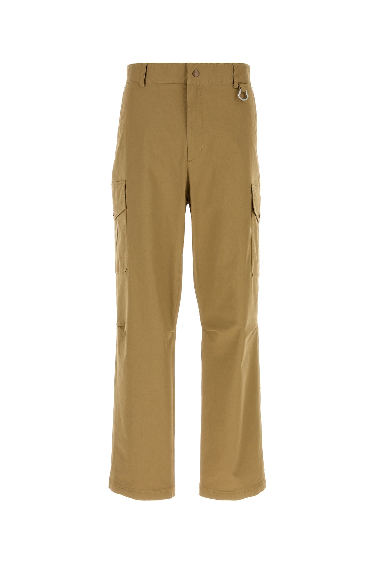 Moncler Pantalone cargo in cotone stretch beige