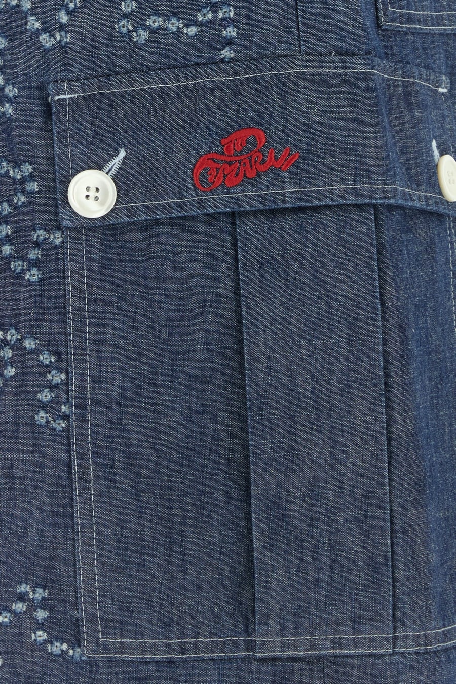 Marni Bermuda in denim, view 5