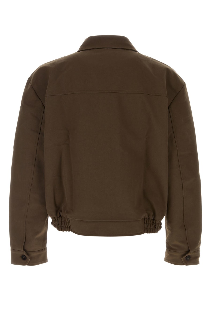 ERNEST W.BAKER Bomber in cotone marrone, view 2