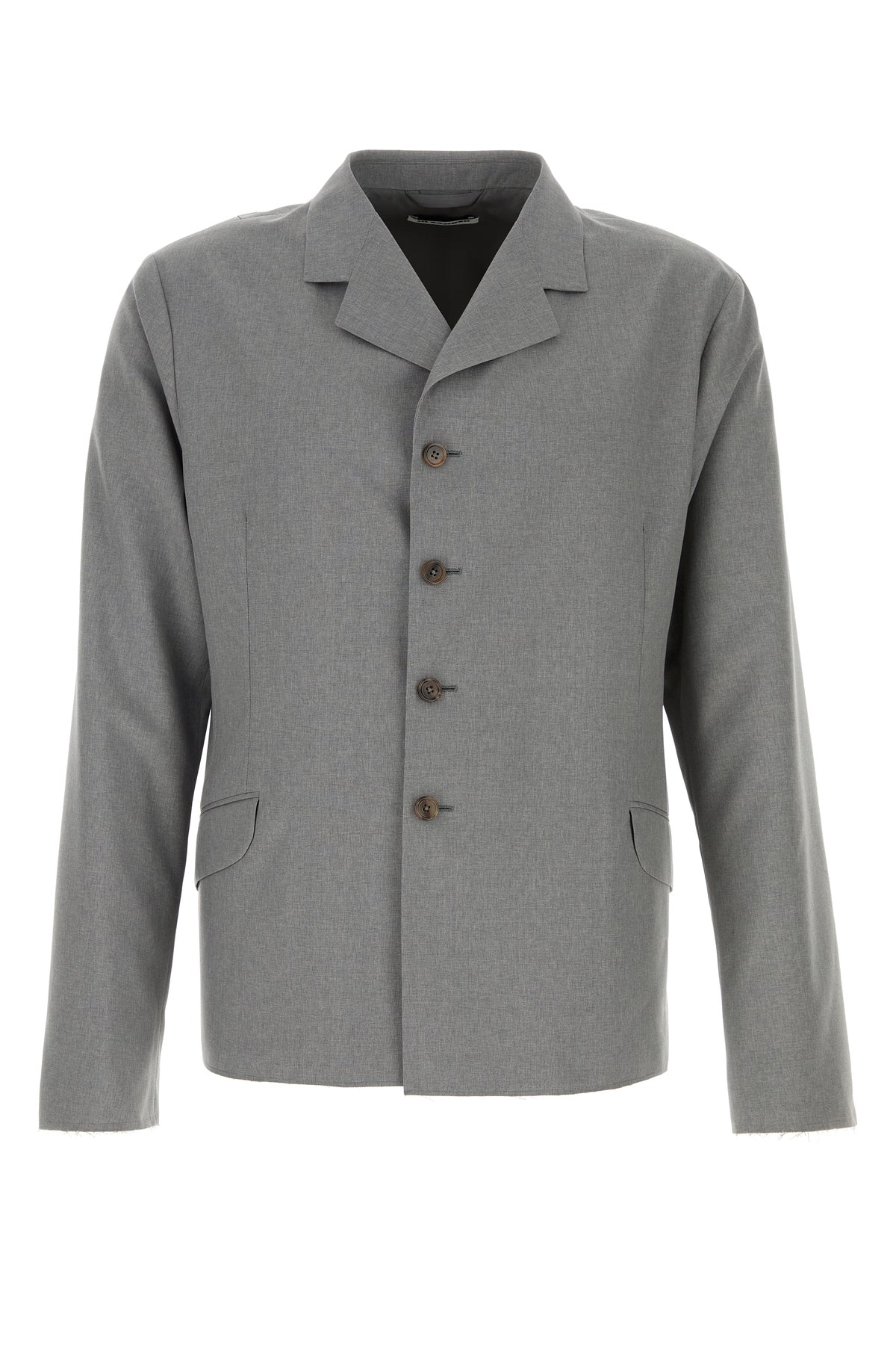 Jil Sander Giacca in lana grigia