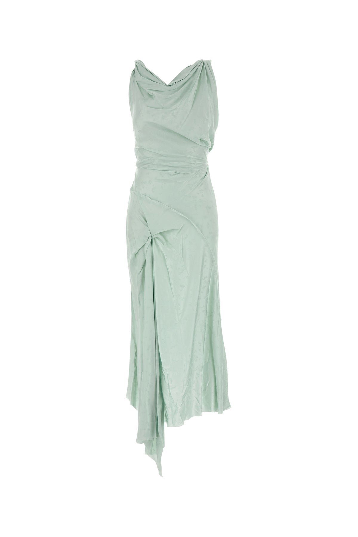 Victoria Beckham Abito in viscosa verde acqua