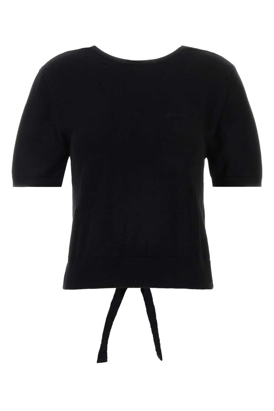 Ganni Top in cotone nero