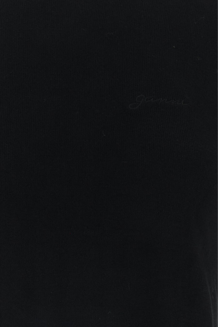 Ganni Top in cotone nero, view 3