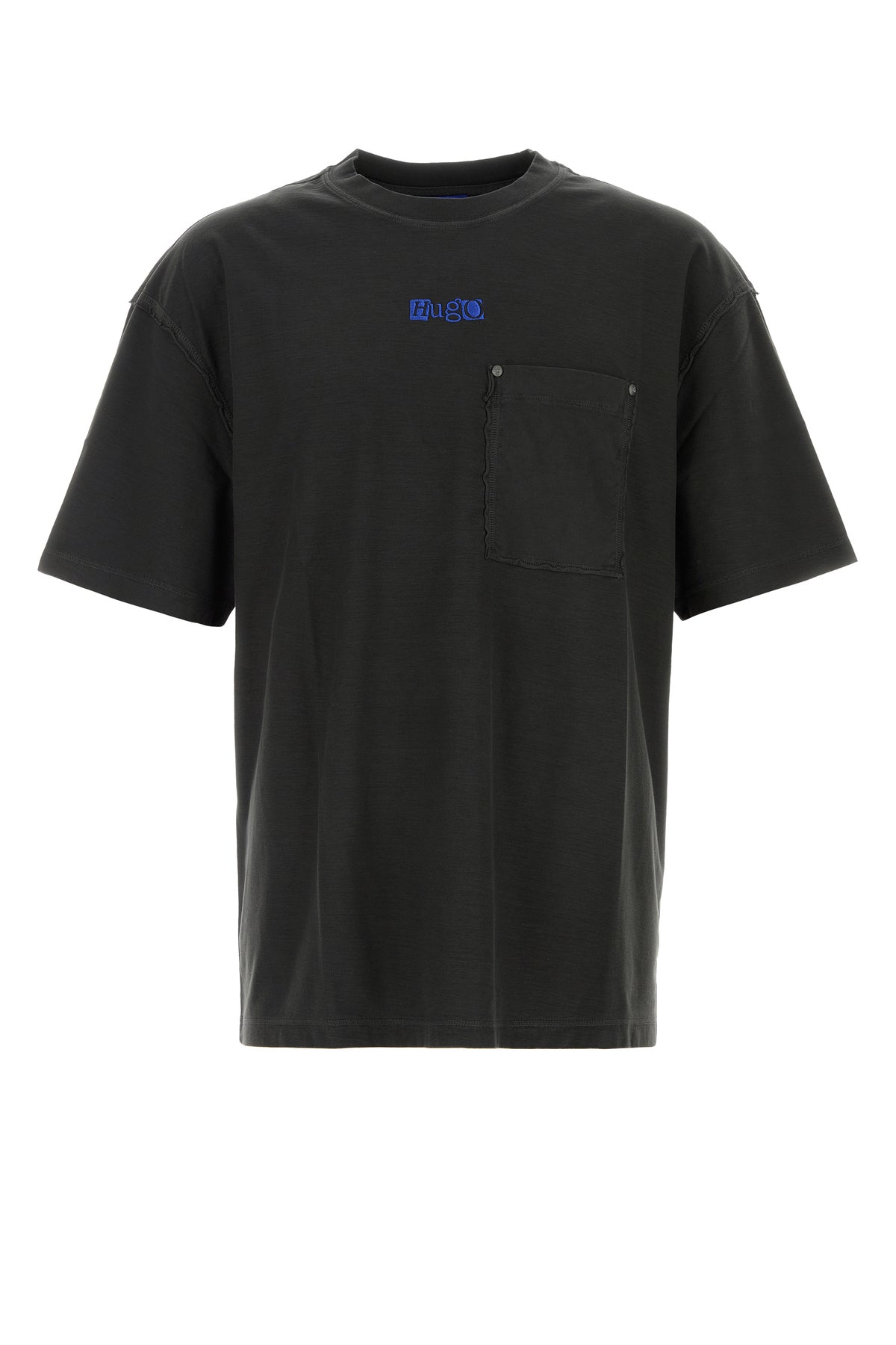 HUGO T-shirt in cotone ardesia