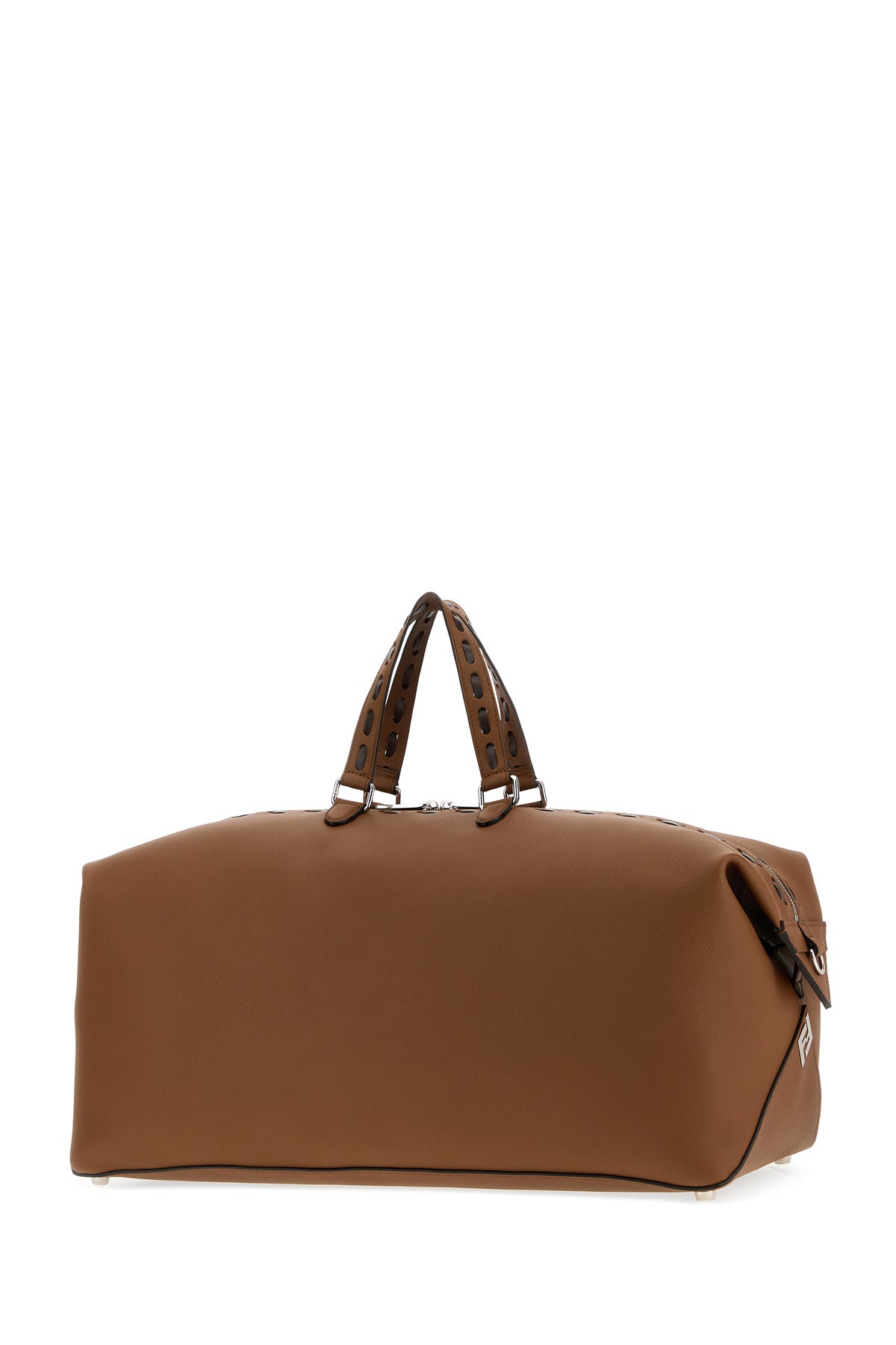 Fendi Borsa da viaggio Fendi Lui 55 in pelle marrone, view 2