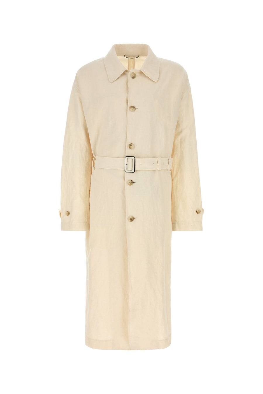 Dolce & Gabbana Trench in misto cotone sabbia