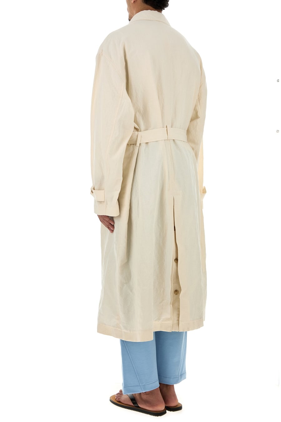 Dolce & Gabbana Trench in misto cotone sabbia, view 4