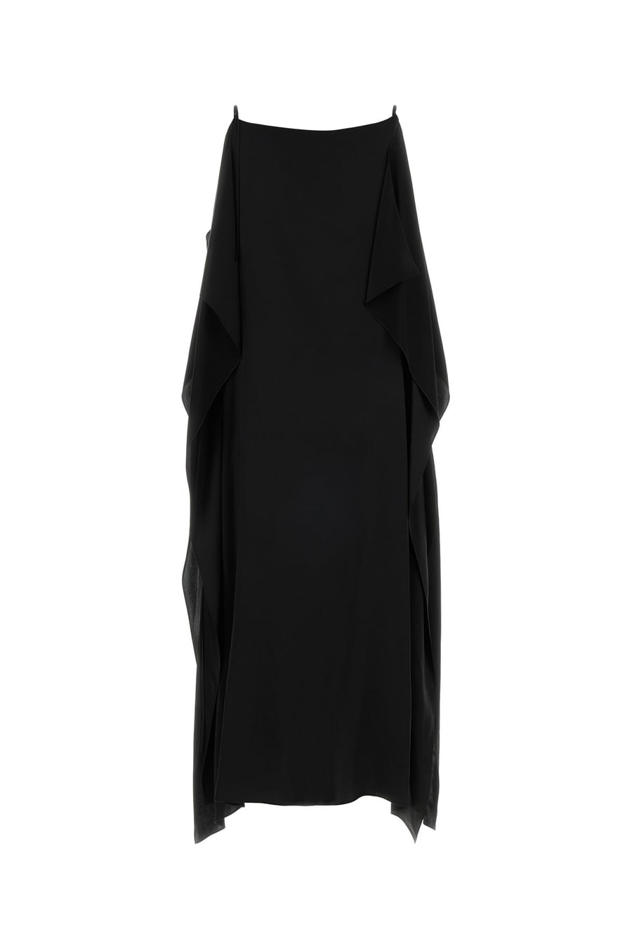 The Row Abito Kylo in raso nero, view 2