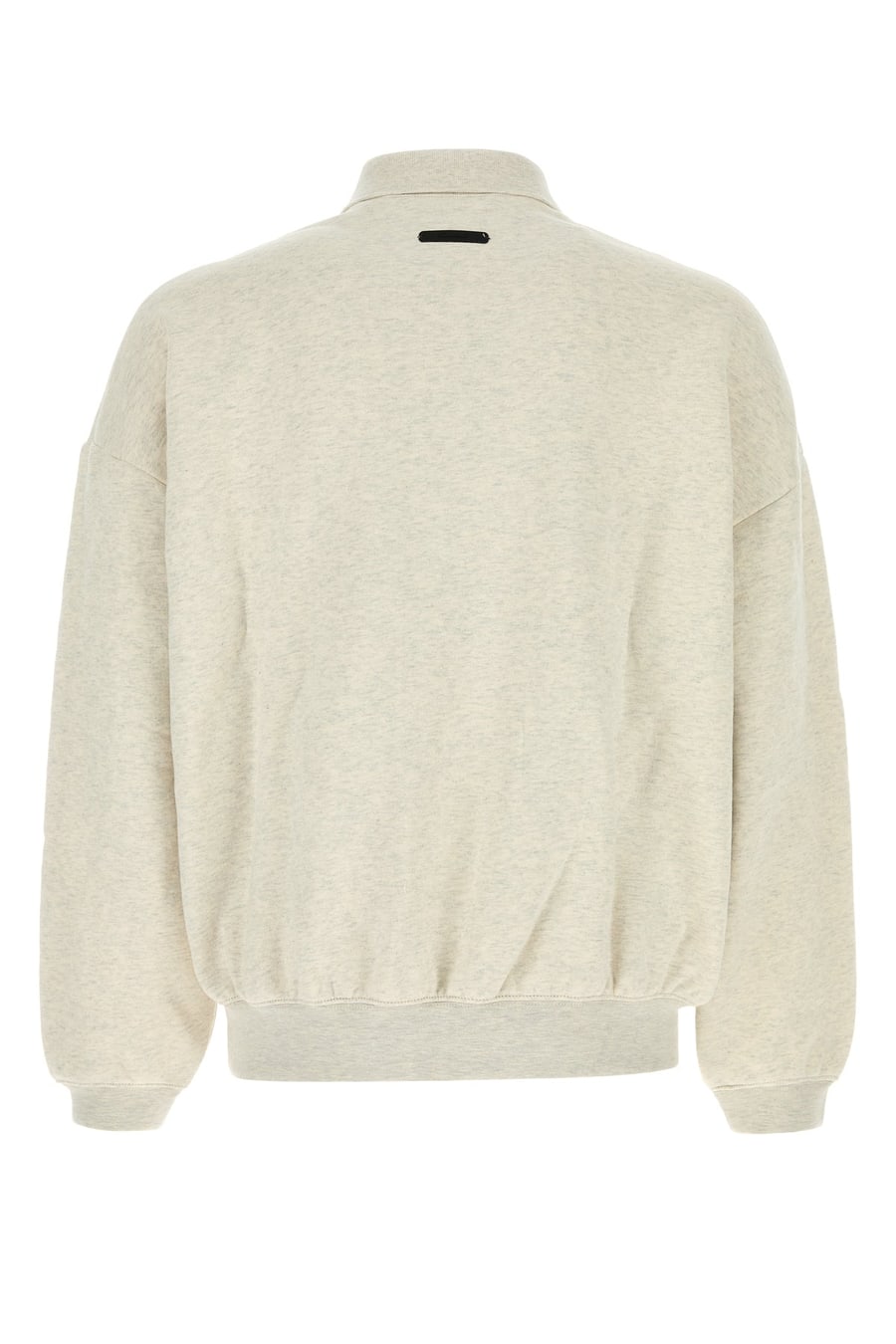 Fear of God Essentials Felpa in misto cotone avorio melangé, view 2