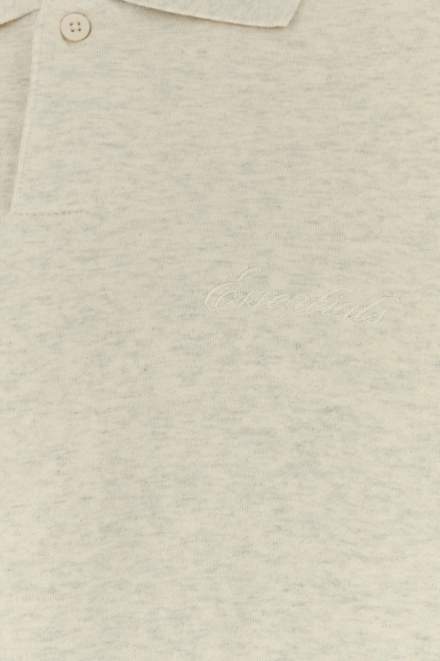 Fear of God Essentials Felpa in misto cotone avorio melangé, view 3