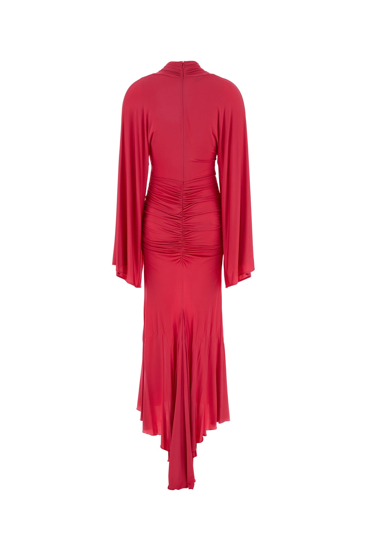 BLUMARINE Abito in jersey fucsia, view 2