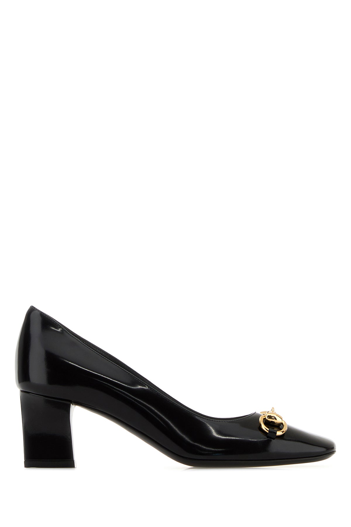 Gucci Scarpe con tacco Signora in pelle nera