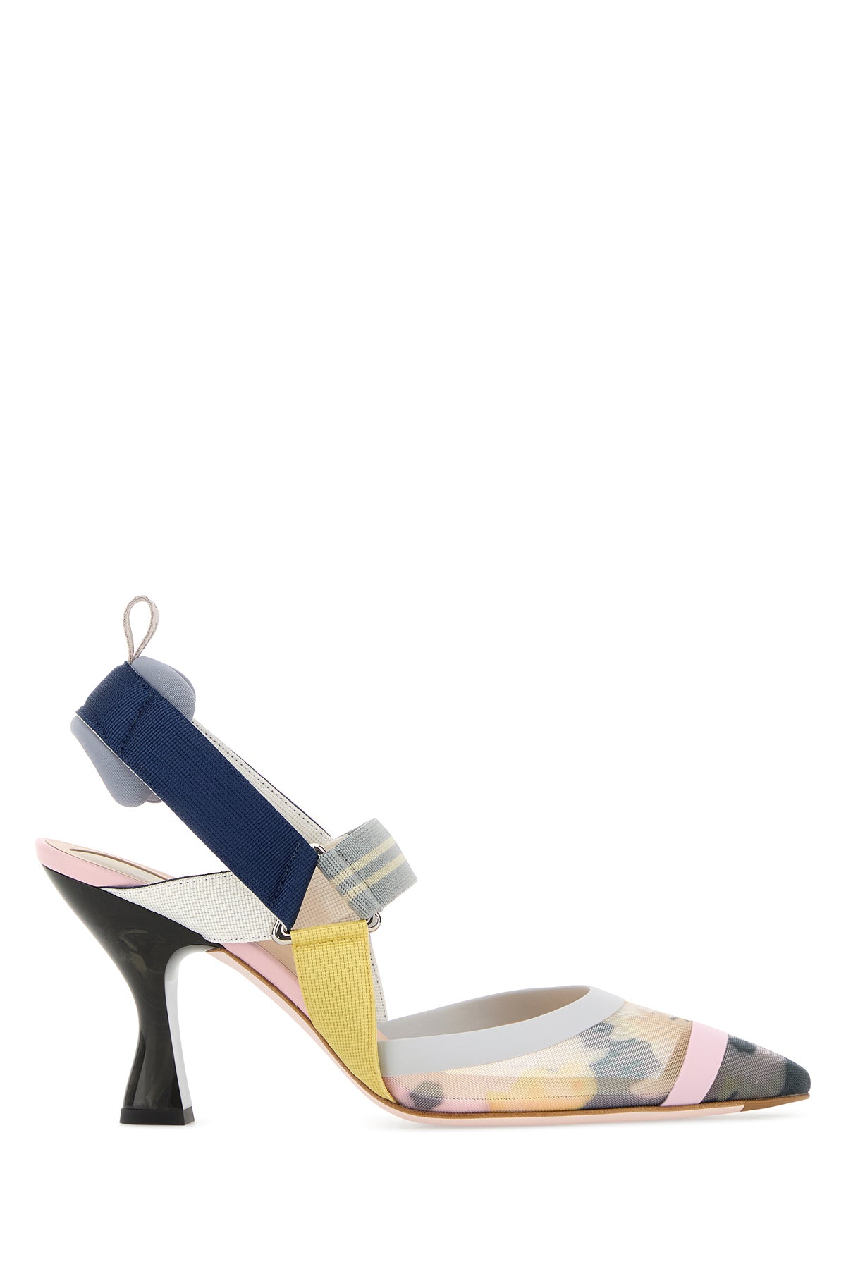 Fendi Scarpe con tacco Colibri in rete multicolor