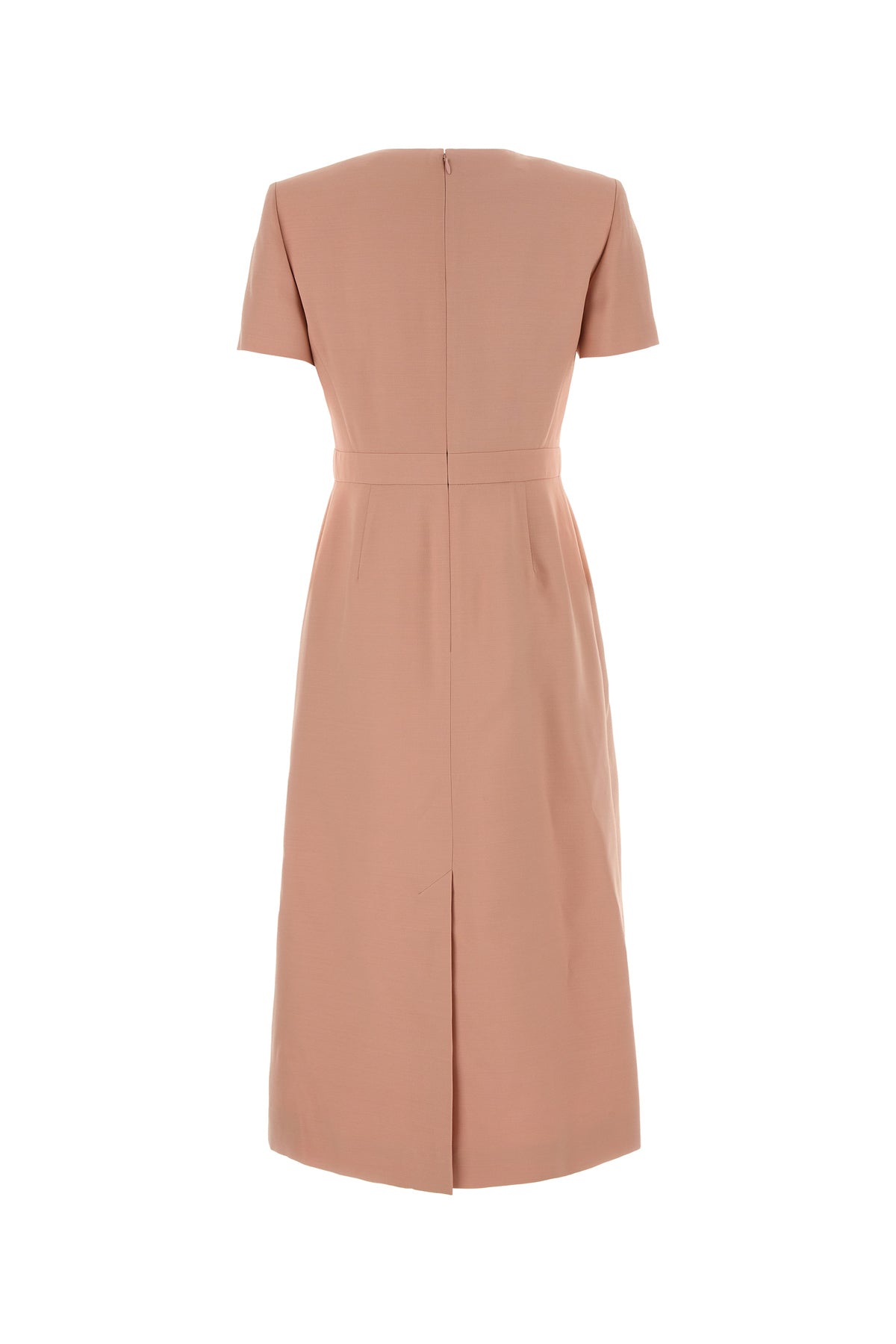 Valentino Garavani Abito in misto lana rosa, view 2