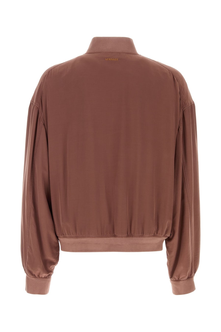 Versace Bomber in seta rosa antico, view 2
