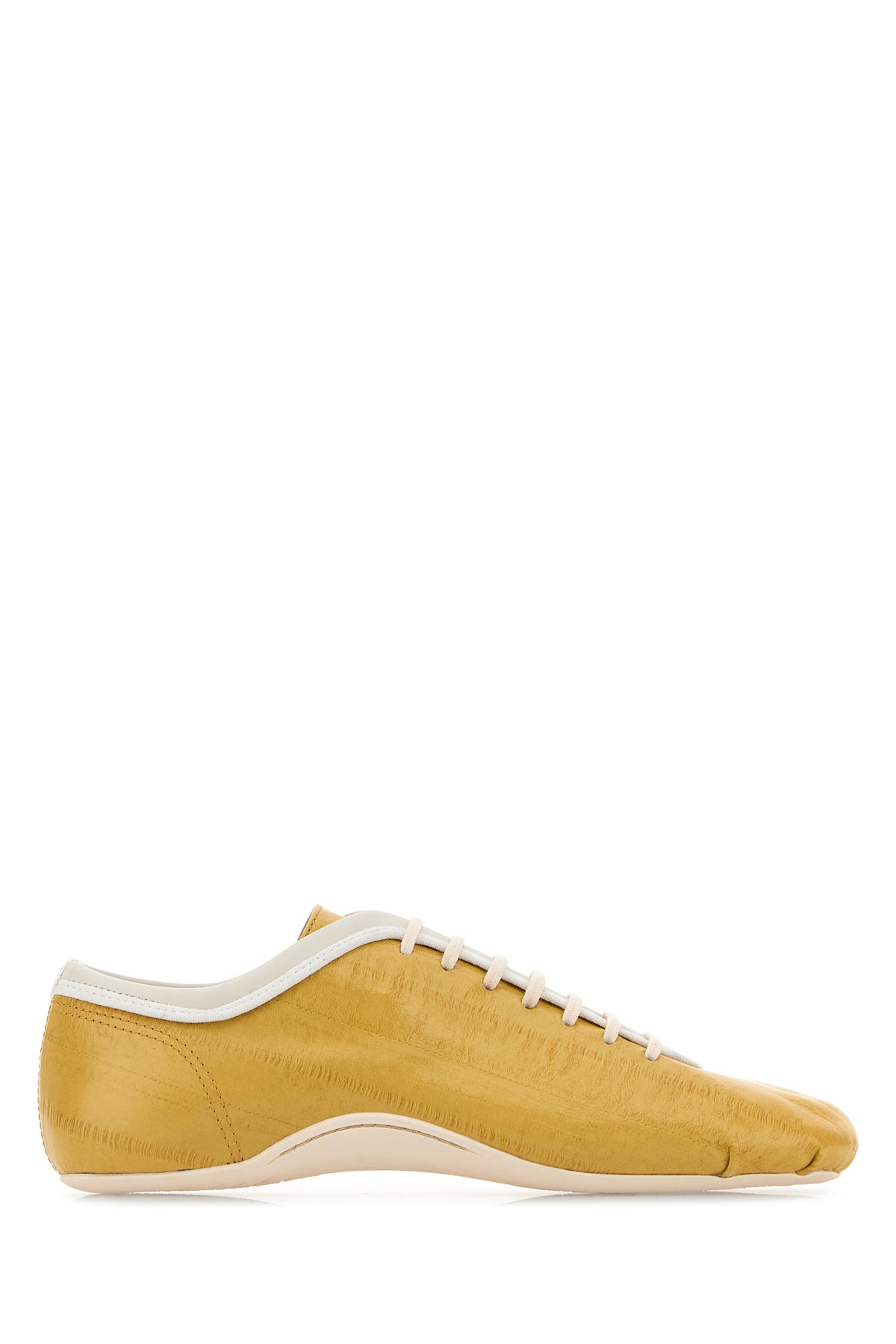 Dries Van Noten Sneakers in pelle gialla