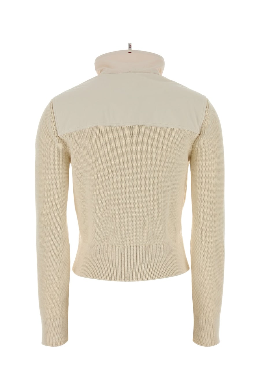 MONCLER GRENOBLE Giubbino in cotone crema, view 2